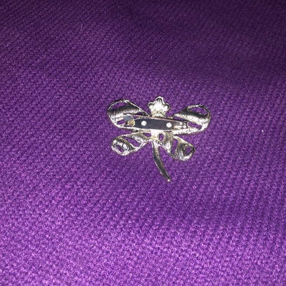 Butterfly Rhinestone Brooch - Picture 4 of 4